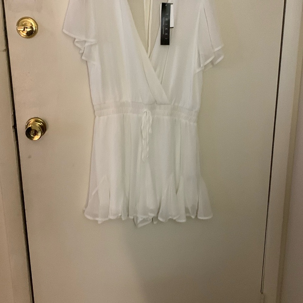 Elegant White Women's Romper